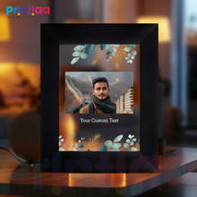 Table Light Frame customized Photo Frame – Groomsmen Gifts | Personalized LED Frame Keepsake for Groomsmen Gifting on Birthday, Anniversary, Valentine, Him, Her, Corporate FL-D11