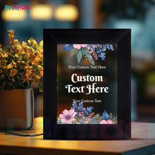 Table Light Frame customized Photo, Text – Retirement Gift for Colleagues | Thoughtful LED Photo Frame for Office Desk Gifting on Birthday, Anniversary, Valentine, Corporate FL-C17