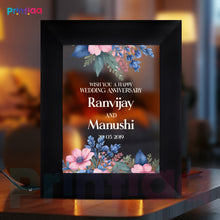 Table Light Frame customized Photo, Text – Retirement Gift for Colleagues | Thoughtful LED Photo Frame for Office Desk Gifting on Birthday, Anniversary, Valentine, Corporate FL-A17