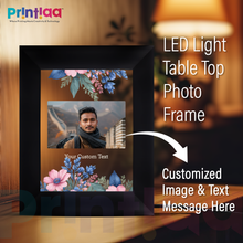 Table Light Frame customized Photo, Text – Retirement Gift for Colleagues | Thoughtful LED Photo Frame for Office Desk Gifting on Birthday, Anniversary, Valentine, Corporate FL-D17