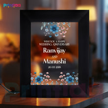 Table Light Frame customized Photo, Text – Office Desk Gift | Personalized LED Photo Frame for Professional Spaces Gifting on Birthday, Anniversary, Valentine, Him, Her, Corporate FL-A20