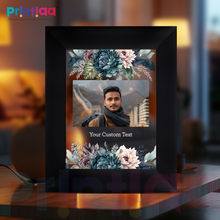 Table Light Frame customized Photo, Text – Valentine’s Gift for Him | Personalized Love-Themed LED Photo Frame Gifting on Birthday, Anniversary, Valentine, Him, Her, Corporate FL-D22