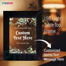 Table Light Frame customized Photo, Text – Valentine’s Day Gift for Him or Her | Love-Themed LED Photo Frame Gifting on Birthday, Anniversary, Valentine, Him, Her, Corporate FL-C3