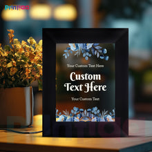 Table Light Frame customized Photo, Text – Housewarming Gift Idea | Personalized LED Photo Frame for Home Gifting on Birthday, Anniversary, Valentine, Him, Her, Corporate FL-C5