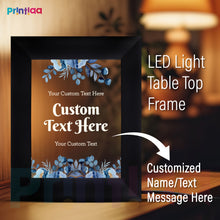 Table Light Frame customized Photo, Text – Housewarming Gift Idea | Personalized LED Photo Frame for Home Gifting on Birthday, Anniversary, Valentine, Him, Her, Corporate FL-C5