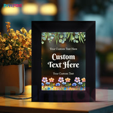 Table Light Frame customized Photo Frame – Father’s Day Gift for Dad | Unique LED Frame for Father’s Home Office Gifting on Birthday, Anniversary, Valentine, Corporate FL-C8