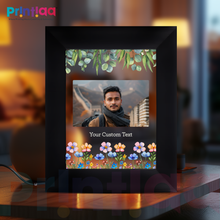 Table Light Frame customized Photo Frame – Father’s Day Gift for Dad | Unique LED Frame for Father’s Home Office Gifting on Birthday, Anniversary, Valentine, Corporate FL-D8