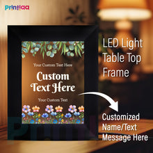 Table Light Frame customized Photo Frame – Father’s Day Gift for Dad | Unique LED Frame for Father’s Home Office Gifting on Birthday, Anniversary, Valentine, Corporate FL-C8