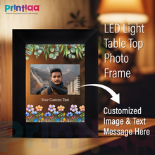 Table Light Frame customized Photo Frame – Father’s Day Gift for Dad | Unique LED Frame for Father’s Home Office Gifting on Birthday, Anniversary, Valentine, Corporate FL-D8