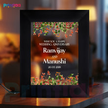 Table Light Frame customized Photo, Text – Raksha Bandhan Gift for Sister or Brother | Personalized LED Frame Gifting on Birthday, Anniversary, Valentine, Him, Her, Corporate FL-A9