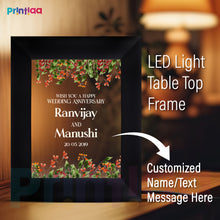 Table Light Frame customized Photo, Text – Raksha Bandhan Gift for Sister or Brother | Personalized LED Frame Gifting on Birthday, Anniversary, Valentine, Him, Her, Corporate FL-A9