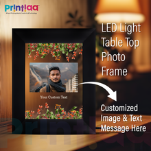 Table Light Frame customized Photo, Text – Raksha Bandhan Gift for Sister or Brother | Personalized LED Frame Gifting on Birthday, Anniversary, Valentine, Him, Her, Corporate FL-D9