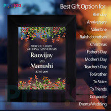 Table Light Frame customized Photo, Text – Raksha Bandhan Gift for Sister or Brother | Personalized LED Frame Gifting on Birthday, Anniversary, Valentine, Him, Her, Corporate FL-A9