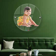 Personalized Round Clear Acrylic HD Photo Print