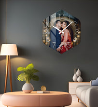 Acrylic Personalized Photo Wall Clock - Shape - 1