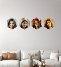 Acrylic Photo Gallery - 6x6 inch each,  Design Shape - 1