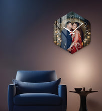 Acrylic Personalized Photo Wall Clock - Shape - 1