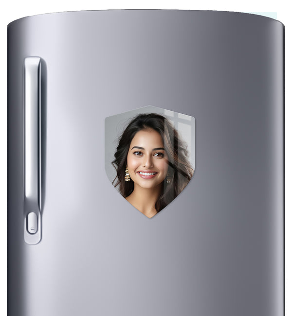 Acrylic Personalized Photo Fridge Magnet, Shape - 10