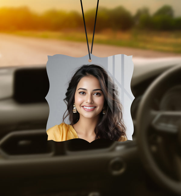 Acrylic Personalized Car Photo Hanging, Shape -10