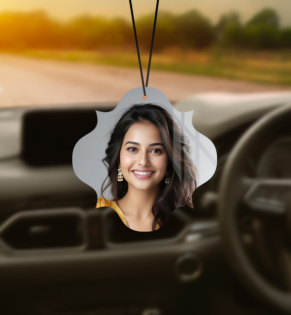 Acrylic Personalized Car Photo Hanging, Shape -11