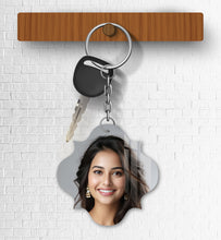 Acrylic Personalized Photo Keychain, Both Side Printing Design Shape - 11