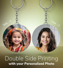 Acrylic Personalized Photo Keychain, Both Side Printing Design Shape - 12