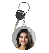 Acrylic Personalized Photo Keychain, Both Side Printing Design Shape - 12