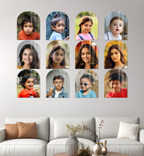 Acrylic Photo Gallery - 6x6 inch each,  Design Shape - 13