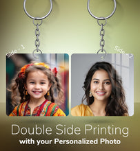 Acrylic Personalized Photo Keychain, Both Side Printing Design Shape - 14