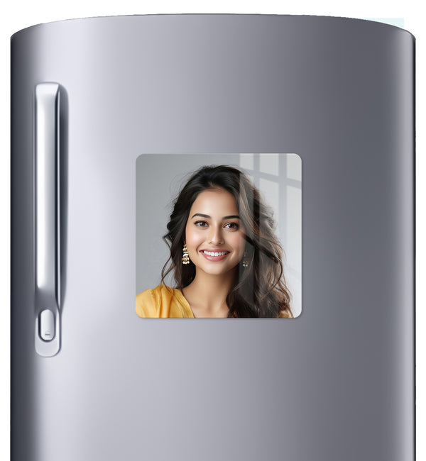 Acrylic Personalized Photo Fridge Magnet, Shape - 15