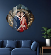 Acrylic Personalized Photo Wall Clock - Shape - 15