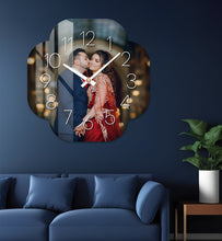 Acrylic Personalized Photo Wall Clock - Shape - 16