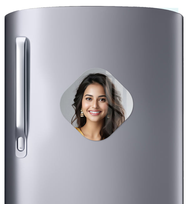 Acrylic Personalized Photo Fridge Magnet, Shape - 17