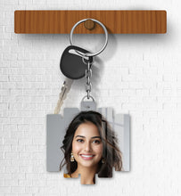 Acrylic Personalized Photo Keychain, Both Side Printing Design Shape - 17