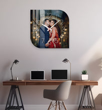 Acrylic Personalized Photo Wall Clock - Shape - 18