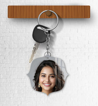 Acrylic Personalized Photo Keychain, Both Side Printing Design Shape - 21