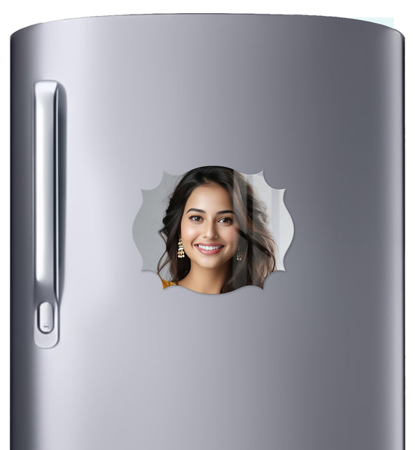 Acrylic Personalized Photo Fridge Magnet, Shape - 22