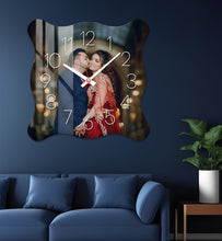 Acrylic Personalized Photo Wall Clock - Shape - 22