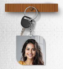 Acrylic Personalized Photo Keychain, Both Side Printing Design Shape - 26