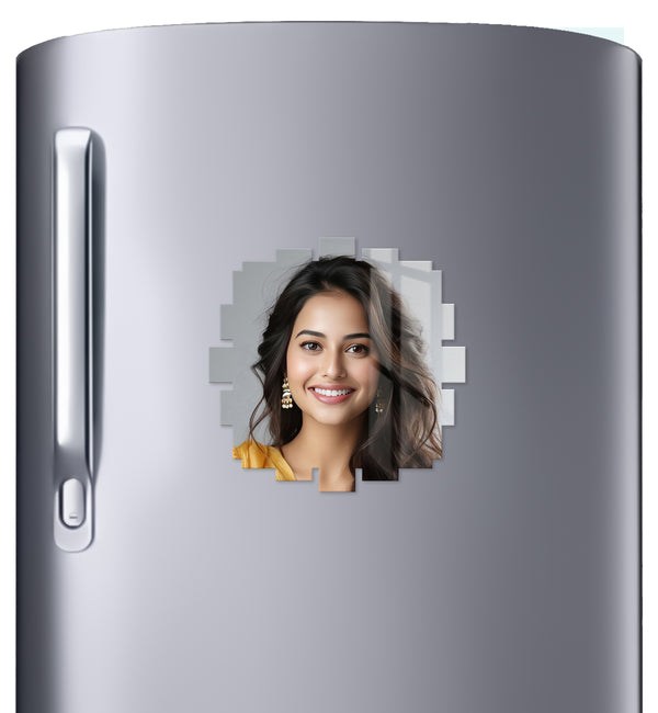 Acrylic Personalized Photo Fridge Magnet, Shape - 29