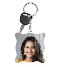 Acrylic Personalized Photo Keychain, Both Side Printing Design Shape - 29