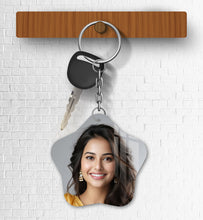 Acrylic Personalized Photo Keychain, Both Side Printing Design Shape - 3