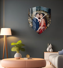 Acrylic Personalized Photo Wall Clock - Shape - 3