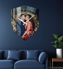 Acrylic Personalized Photo Wall Clock - Shape - 3