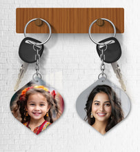 Acrylic Personalized Photo Keychain, Both Side Printing Design Shape - 32