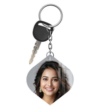 Acrylic Personalized Photo Keychain, Both Side Printing Design Shape - 32