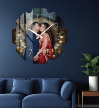 Acrylic Personalized Photo Wall Clock - Shape - 33