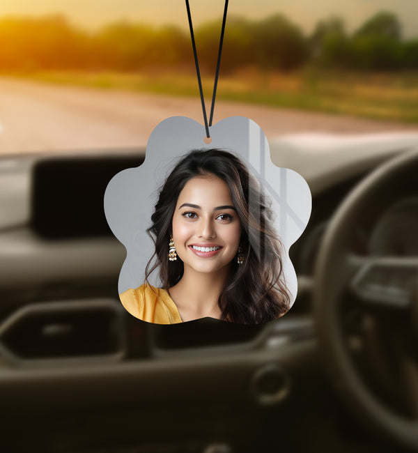 Acrylic Personalized Car Photo Hanging, Shape -37