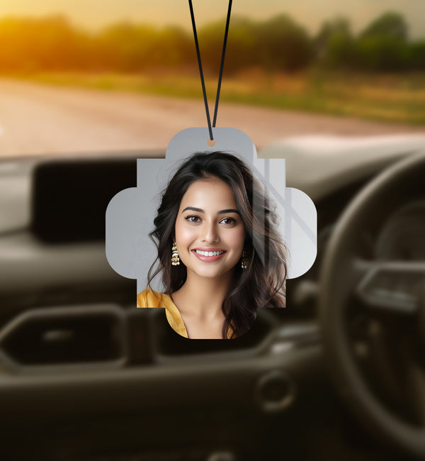 Acrylic Personalized Car Photo Hanging, Shape -39