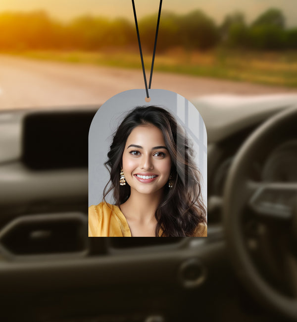 Acrylic Personalized Car Photo Hanging, Shape -46